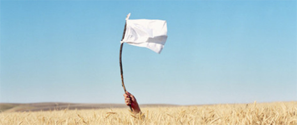 White flag of surrender